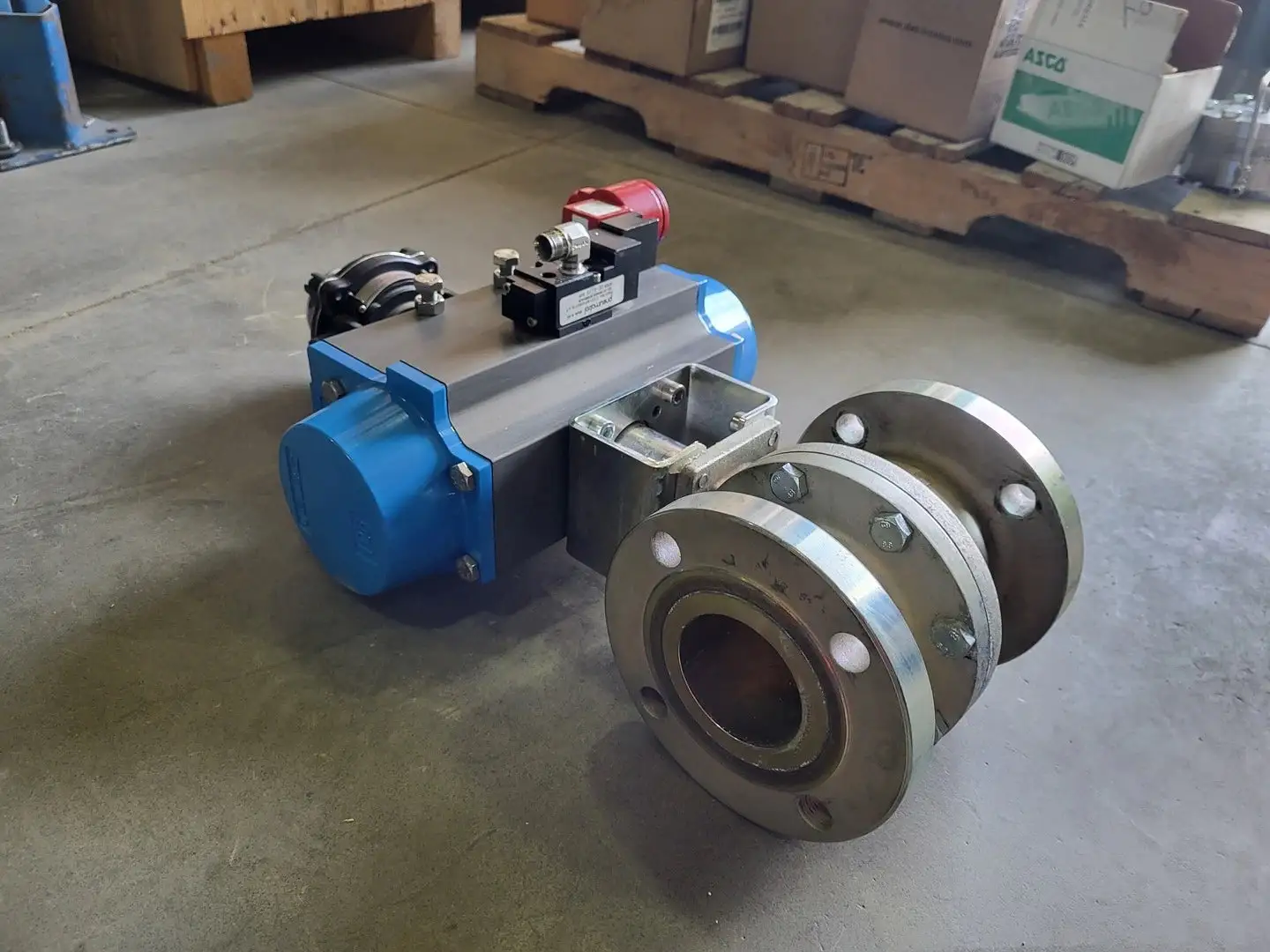 3" Flanged Ball Valve w/ Valbia 125 Actuator