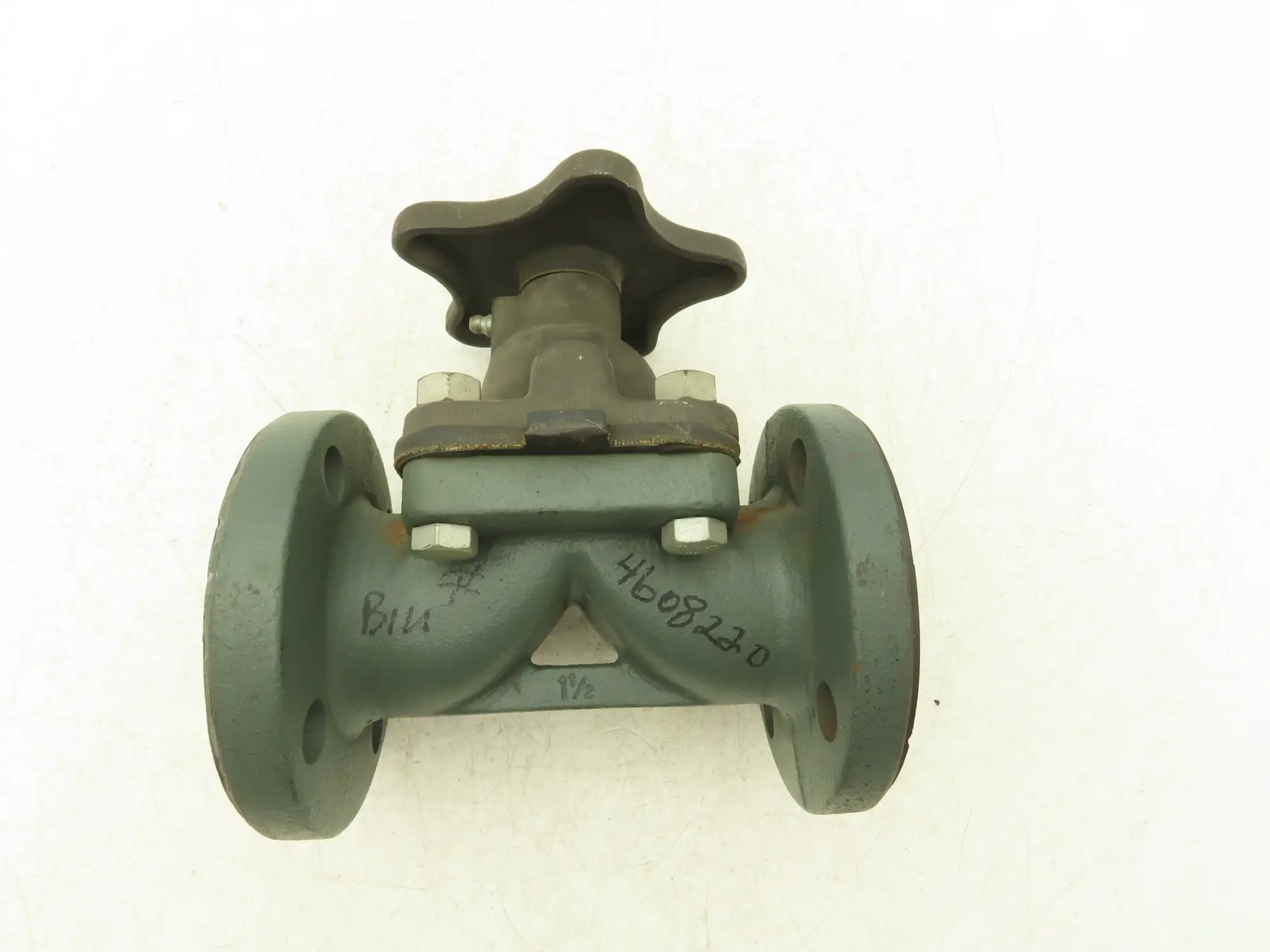 Rockwell 1-1/2" Flanged Diaphragm Pinch Valve  Non-Rising Stem Fig CWP 5