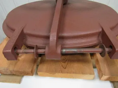 18"x24" New Cast Iron Round Ship Style Bulkhead Access Door/Hatch