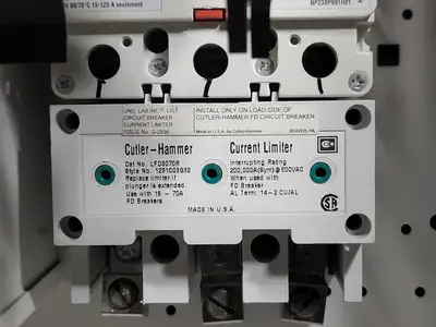 20/70 Amp, 3 Pole, 600V Disconnect Switch Bucket for Freedom 2100 MCC Frame