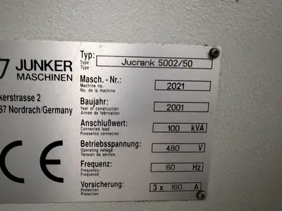 USED 2011 JUNKER JUCRANK 5000/50