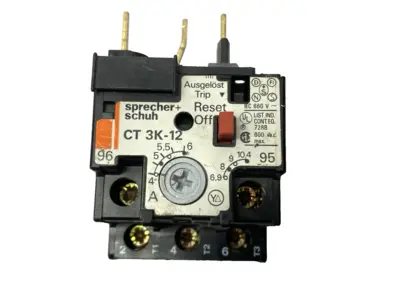 USED SPRECHER + SCHUH OVERLOAD RELAY 4-6A