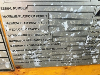 Used 2018 HAULOTTE 4527A Towable Boom Lifts Michigan US | Miedema Asset Management Group #1568395