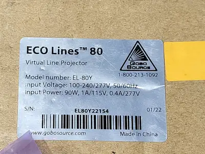 NEW GOBOSOURCE EL-80Y
