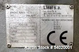 Used Lleal AME-2600 SF-H Double Sigma Extruder Kneader | 350 Gal Working | Vacuu