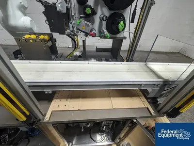 USED R+D Custom Automation R+D Custom Automation Robotic Labeler, Model Hermies+