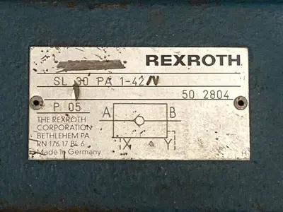 Used REXROTH SL 30 PA 1-42/V Pump & Valve Parts | Surplus Asset Holdings #1218857