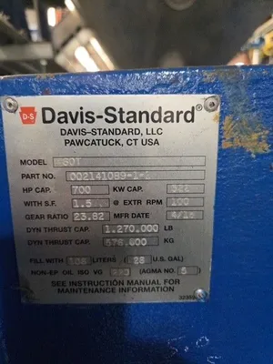 Used 2018 DAVIS STANDARD sheet line Sheet Extrusion Illinois US | Mark One Machinery #975653
