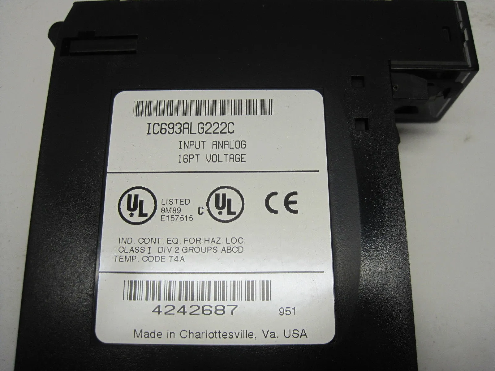 GE FANUC IC693ALG222C INPUT MODULE
