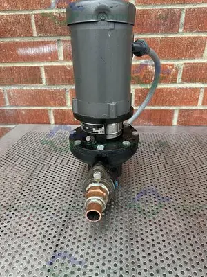 USED GRUNDFOS TP 40-160/2 U-G-Z-BUBE INLINE PUMP W/ BALDOR .75 HP MOTOR