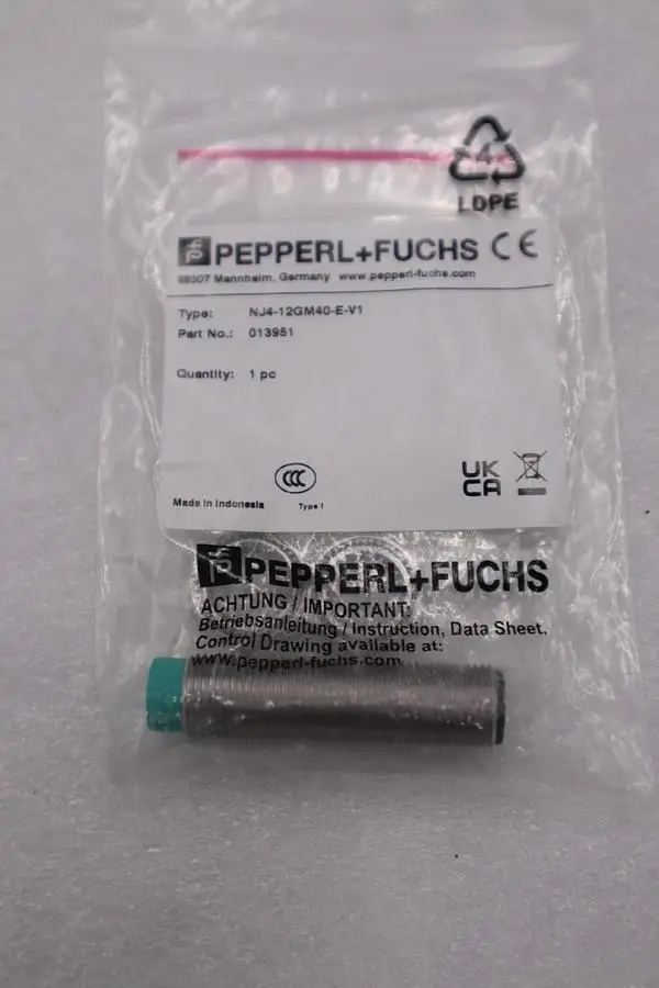 NEW Pepperl+Fuchs NJ4-12GM40-E-V1 Inductive Proximity Sensor STOCK H1612A