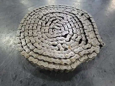 Riveted Roller Chain No. RS60, 1 Strand, 20ft
