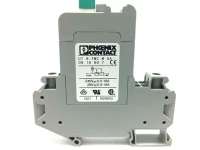 USED PHOENIX CONTACT THERMOMAGNETIC DEVICE CIRCUIT BREAKER
