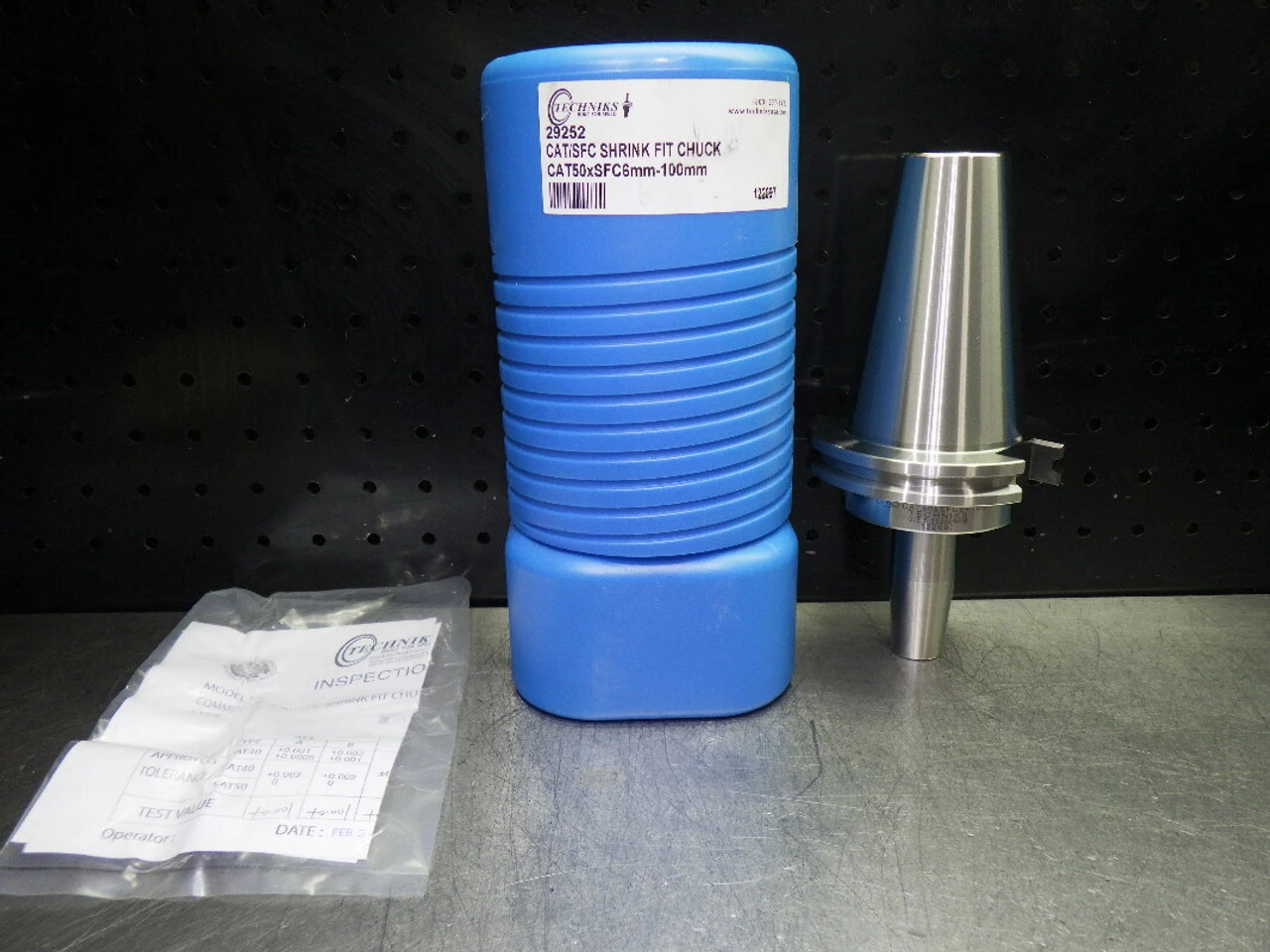 Techniks CAT50 6mm Shrink Fit Tool Holder 100mm Pro 29252 (LOC661)
