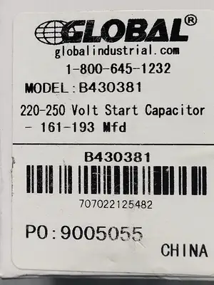 NEW GLOBAL B430381