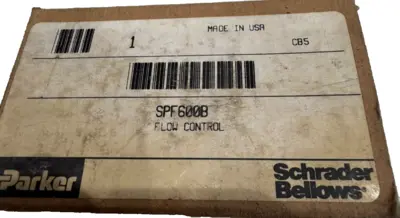 NEW PARKER SCHRADER BELLOWS SPF600B-40CL FLOW CONTROL SPF600B