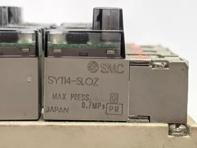 ZM131HT-K5-EBV-X298 | SMC  Vacuum Generator 4x w/ 2x ZZM-SA Silencer Assemblies - Used