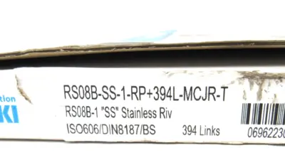 NEW TSUBAKI RS08B-1 ROLLER CHAIN RS08B-SS-1-RP+394L-MCJR-T RS08B1