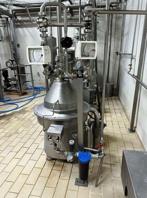 Westfalia MSE 75-01-177 warm milk separator, 316SS.