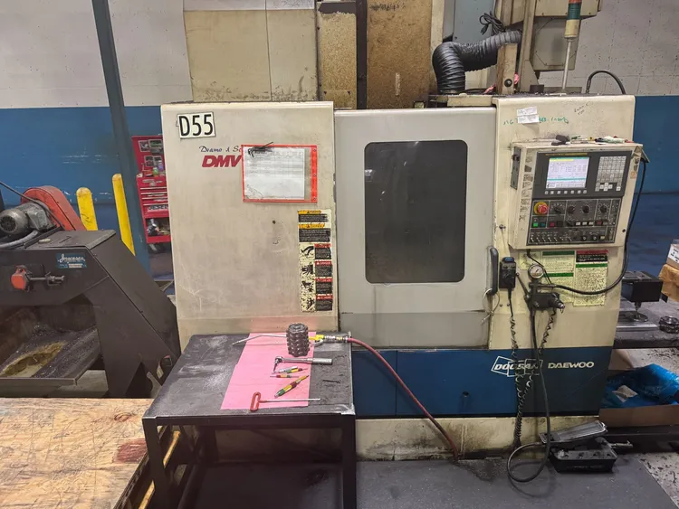 Used 2000 DOOSAN DMV-3016L Vertical Machining Centers Michigan US | Gibbs Machinery Company, Inc. #235669