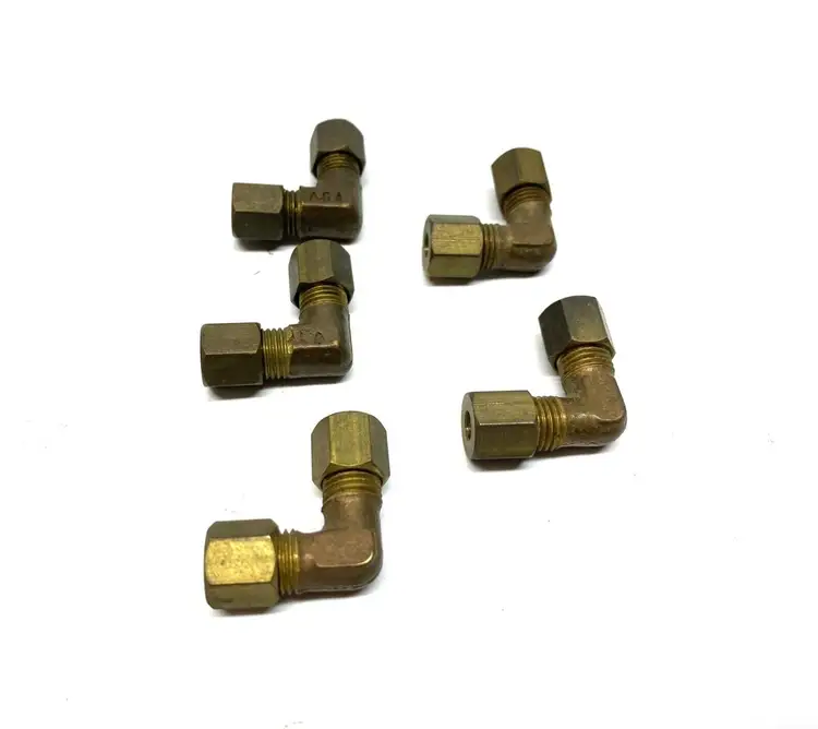 Used AGA BRASS COMPRESSION ELBOW FITTINGS Valves/Fittings | Maverick Industrial Sales #1115203
