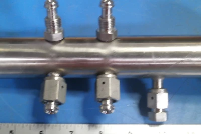 USED APPLIED MATERIALS AMAT 0050-40761-A EXHAUST WELDMENT