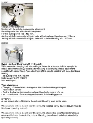 Used 2020 WEINIG HYDROMAT 3000 12" MOULDER Woodworking Moulders North Carolina US | CAROLINA MACHINERY SALES #1495014