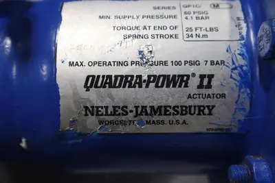 1" Jamesbury Stainless Ball Valve QUADRA-POWR II STOCK S-618