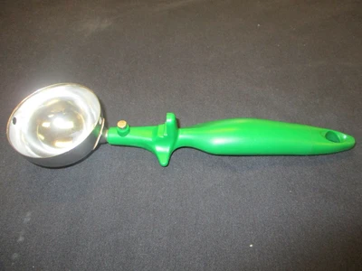 Used Ice Cream Scoop W/Green Handle