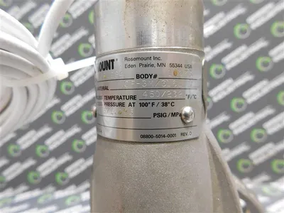 1-1/2" Rosemount Transmitter Flowtube K-Factor 78.284 Body 10073 150# Used