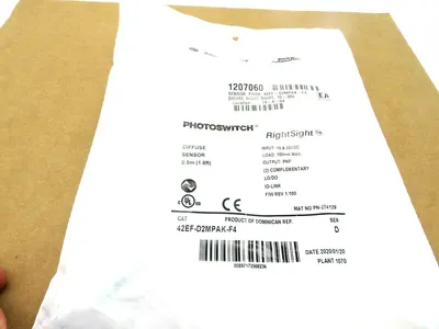 NEW ALLEN BRADLEY 42EF-D2MPAK-F4 PHOTOELECTRIC SENSOR SERIES D 42EFD2MPAKF4