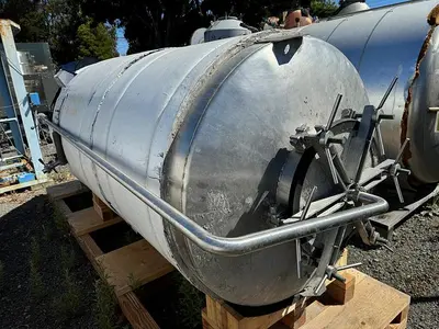 Tank, 800 Gallon, Stainless Steel, Fermenter, 25 BBL, #5880222
