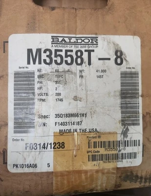 NEW Baldor M3556T-8