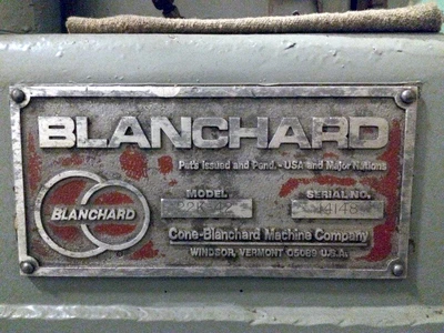 Used BLANCHARD 22K-42 Rotary Surface Grinders Pennsylvania US | Hadanich Machine #1439164