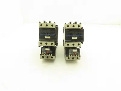 Telemecanique LP1 D8011 Contactor 110amp 600V Thermal overload 55-70amp Lot of 2