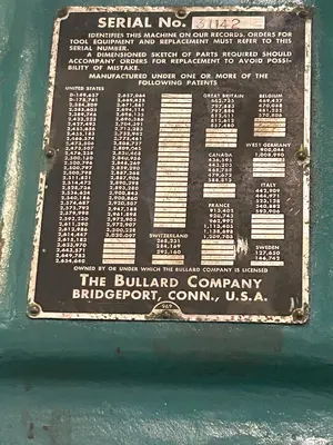 Used _UNKNOWN_ _UNKNOWN_ Vertical Boring Mills (incld VTL) Virginia US | Myron Bowling Auctioneers Inc #1553475
