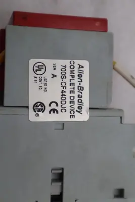 ALLEN BRADLEY 700-CF310Z* SER. A RELAY COIL WITH AB 100S-F SER. B STOCK L-163-A
