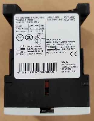 New | in-Stock Siemens 3RH1122-1AK60 Contact Blocks | J&J Industrial Supply #545538