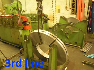 USED REDIRACK PRODUCTION LINE FOR MAKING INDUSTRIAL RACKS
