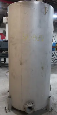 SPC8692  Tank 350 gallon vertical tank, Stainless Steel, flat