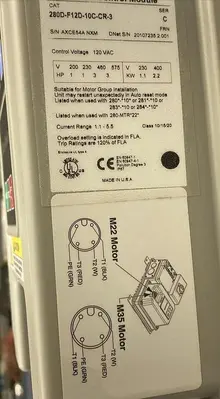 New | in-Stock ALLEN-BRADLEY 280D-F12D-10C-CR-3 Starters | Surplus Asset Holdings #1205058