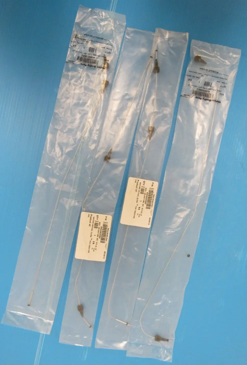 NEW LOT OF 4 WATERS 430002683 WELDED TUBE ASSY SST 19.0 LG LP