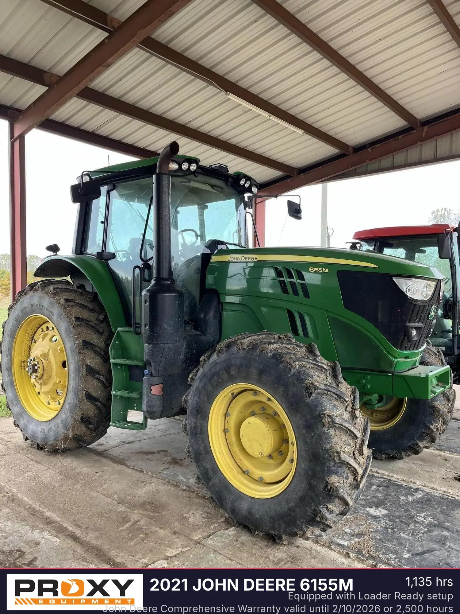 Used 2021 JOHN DEERE 6155M Tractors & Trailers Louisiana US | Proxy Equipment #1380650