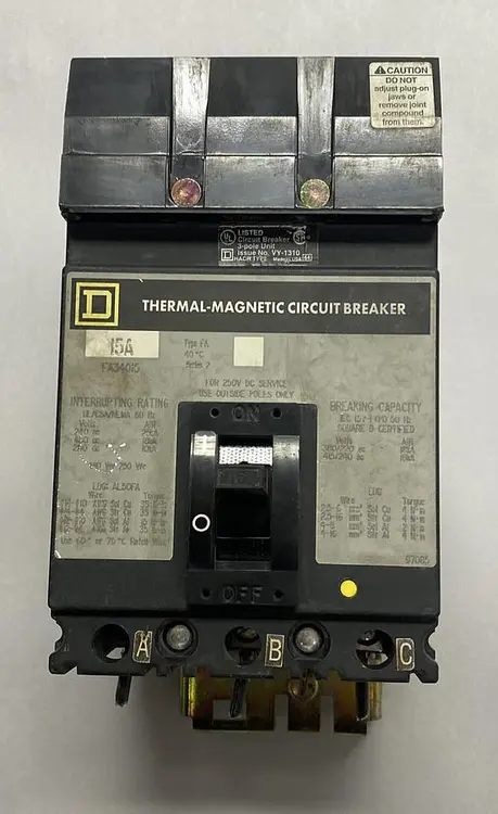 Used SQUARE D FA34015 Miscellaneous Equipment (Electrical & Power) Ohio US | Surplus Asset Holdings #1243410