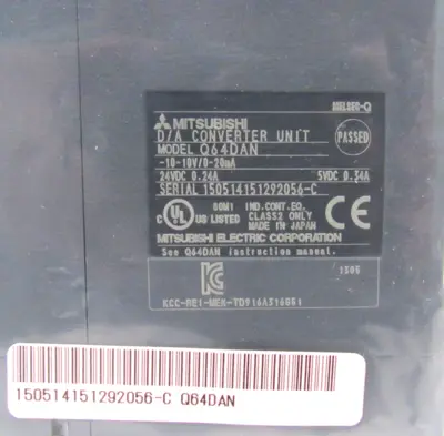NEW MITSUBISHI Q64DAN D/A CONVERTER UNIT