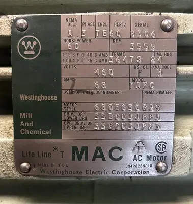USED WESTINGHOUSE 680B656G29