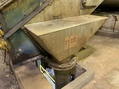 Twin Screw Feeder Conveyor Chip Drainer