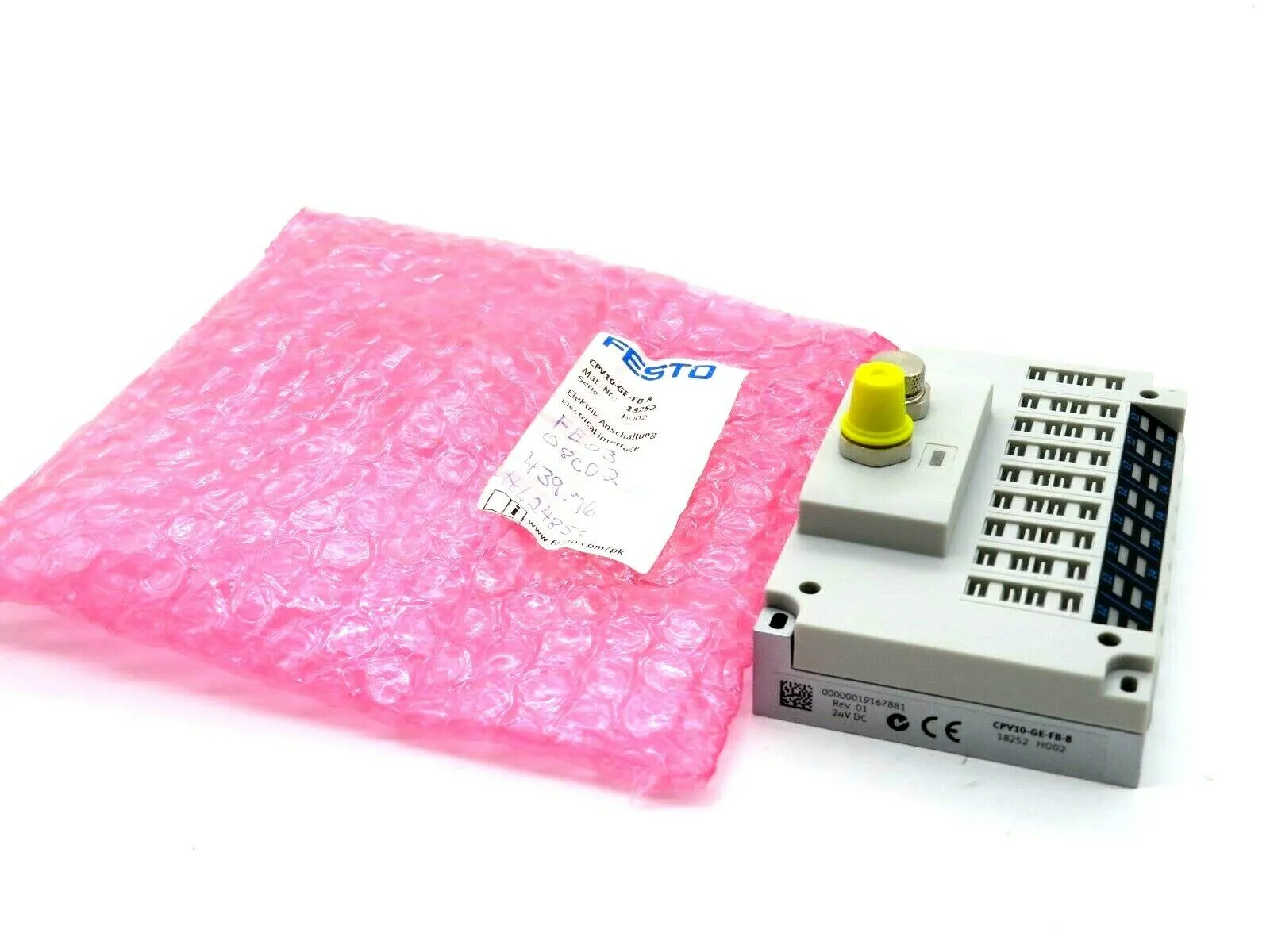 NEW FESTO ELECTRIC CPV10-GE-FB-8 VALVE TERMINAL CPV10GEFB8