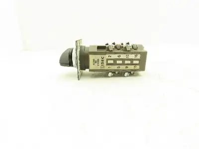 IDEC ACSNO Selector Switch 4 Pole 10 Position Cam Operated