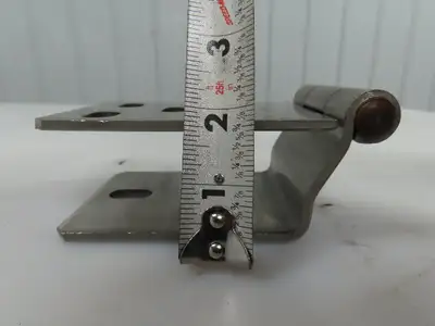 Velko 3-Bolt Stainless Steel Hinge 1-3/4" Offset  9" Open x 3" Wide  SET OF 4